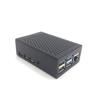 China For raspberry pi 4 aluminum alloy metal case for raspberry pi 4 B shell model box for sale