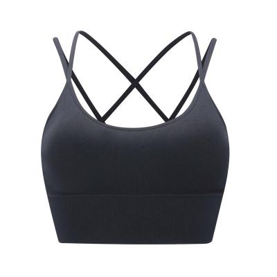 China Wholesale Ladies Muscle Workout Tank Top Activewear Crop Top OEM Tank Top Sports Underwear Yoga Top Women Sports Bra for sale