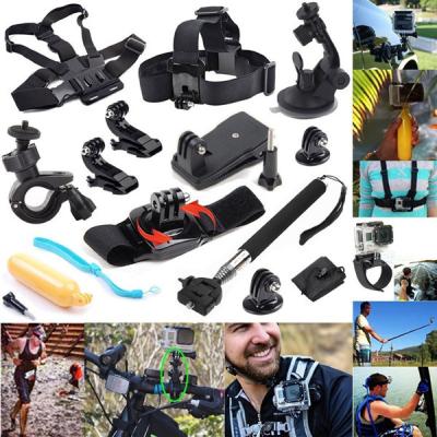 China 12 In 1 Chest Belt Head Mount Strap Extendable Handle Monopod Set For  Hero 4 3+ 3 2 for sale