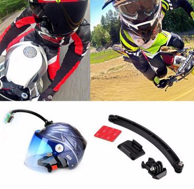 China  Cycling Helmet Mount Accessories Set Selfie Arm Surface Base 3M VHB Sticker For  3 4S 5 Xiaomi Yi 4K SJCAM for sale