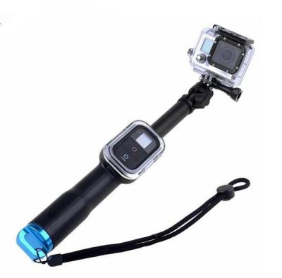 China 39 Inch Waterproof Handheld Selfie Stick Monopod For  5 3+ 3 4 Session With WiFi Remote Clip for sale