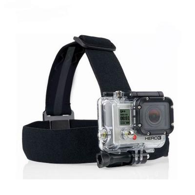 China Action Camera Black Elastic Head Strap Mount For  Hero 4 3 2 3+ 4 Session SJCAM SJ4000 SJ5000 Xiaoyi 4K for sale