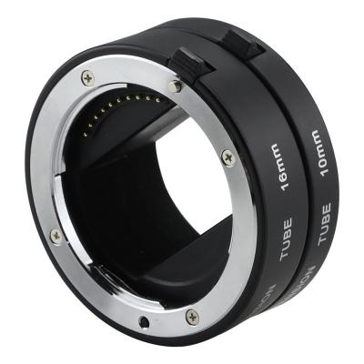 China Metal AF Auto-focus Macro Extension Tube Set 10mm&16mm For Sony NEX E-mount Camera NEX 3/3N/5/5N/5R/A6000/A6300 And Full for sale