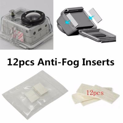 China 12PCS  Anti Fog Inserts Surfing Diving Accessories Inside Inserts For  5 SJ4000 Xiaomi Yi 4K for sale