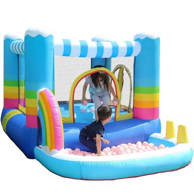 China Indoor Outdoor Entertainment Water Slides Bouncer Castle Bouncy Giant Inflatable Bouncing Jumping Stable For Kid for sale