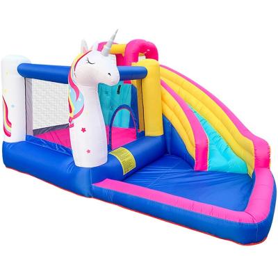 China wholesale tiktok commercial inflatable water slide entertainment bouncer castle bounce houses jumping obstacle indoor outdoor basketball for sale