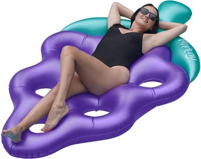 China Water Game Inflatable Grape Pool Float, Inflatable Grape Pool Lounge for sale