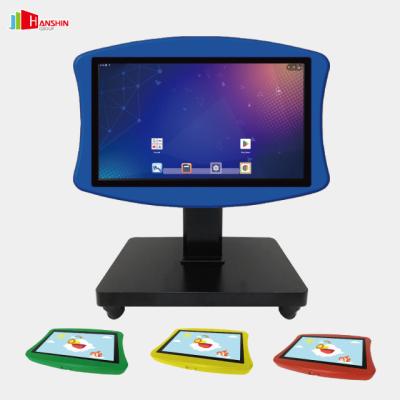 China LLDPE Plastic 50 Inch Interactive Multi Touch Screen Monitor Children Game Table With Multi Color TV Touch Screen Monitor for sale