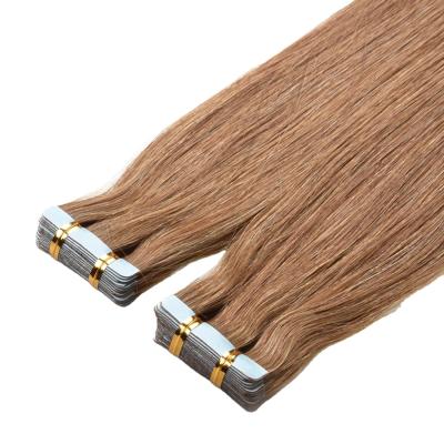 China Double Drawn Silky Straight Wave Tape In Hair Extensions for sale