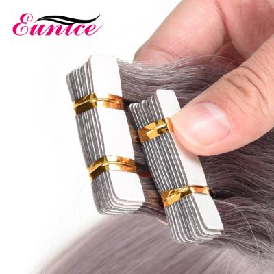 China Double Drawn Silky Straight Wave Tape In Hair Extensions Wholesale European Hairline Single Dispenser Tape In Hair Extensions for sale