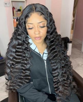 China Can Be Dyed And Bleached Or Change Design Wholesale Cheap Bundles With Closure Brazilian Hair 10a Deep Curly Afro Curly Virgin Hair Bundles for sale