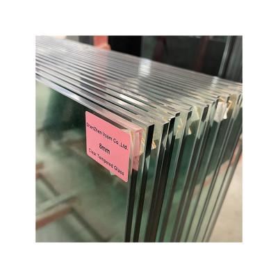 China Tempered / Clear Yard 8mm Building Glass For Partition Wall for sale