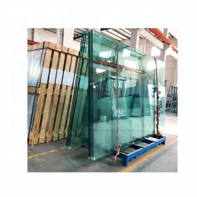 China Leisure facilities tempered glass 12mm clear material best for balcony/terrace for sale