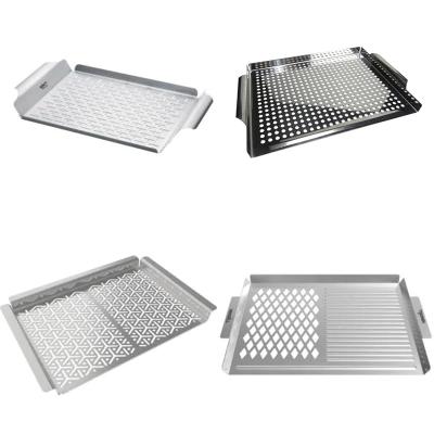 China Wholesale BBQ Grills Dustproof Metal Processing Custom BBQ Grill Grill Accessories Stainless Steel Grill Tray for sale