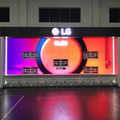 China Invteractive Modern Dynamic Display Fixture Store Fixture Lightbox Led Advertising Frame Trade Show for sale