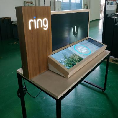 China Modern Interactive Display Fixture Touch Color Screen Advertising Screen Display For Store Appearance for sale