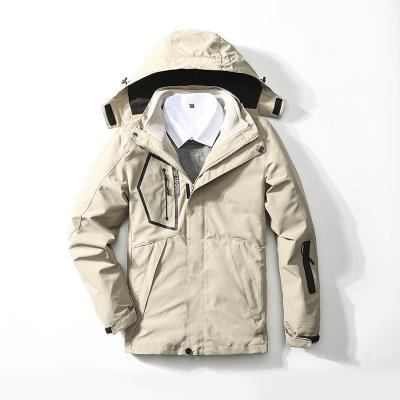 China Raincoat Manufacturers Directly Supply Women's Jackets Spring And Autumn Fleece Thickening Three-In-One Detachable Windproof for sale