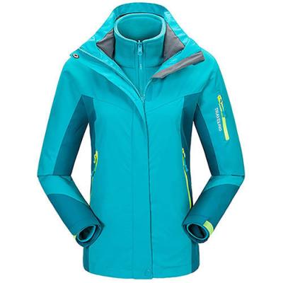 China New product waterproof Autumn And Winter Three In one two-piece plus size jacket ladies warmth multifunctional anorak jackets for sale