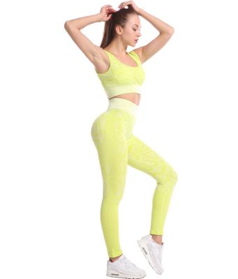 China 2022 Customs Breathable High Quality Clothing 3 Pieces Fitness Lady Womens Activewear Set Yoga Suit Yoga Set for sale