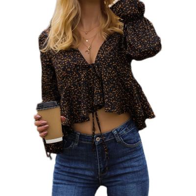 China Wholesale Fashion Breathable And Cheap Casual Long Sleeve Womens Sexy Collared Shirts for sale