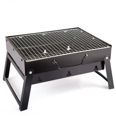 China Easy To Carry Outdoor Barbecue Smokeless Grill Iron BBQ Charcoal Fold Portable Stove for sale