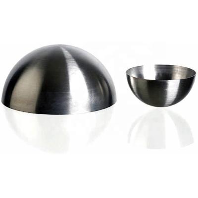 China 304 Grade Stainless Steel 100mm Diameter 2mm Thickness Hemisphere Polished Stainless Half Balls for sale