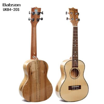 China Solid Fir 24 Inch Ukulele Fingerboard Shell Inlay Special Rotten Wood Hot Sales In America for sale