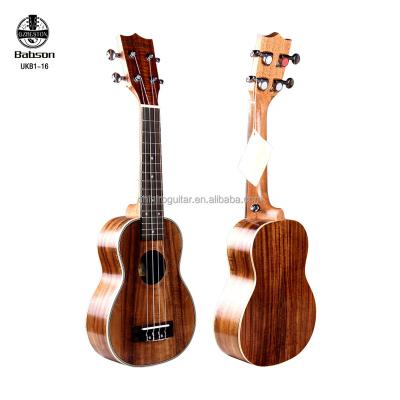 China Acacia Wood Design Beautiful Good Price 21 Inch Ukulele Guitar (UKB1-16) for sale