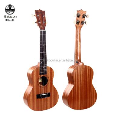 China Sapele 24 inch ukulele guitar manufacturer china suppliers (UKB4-09) for sale