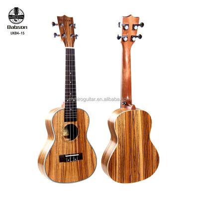 China Zebrawood China Popular Hot Sale Guitar 24 Inch Wood Craft Guitar Ukuleles (UKB4-15) for sale