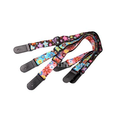 China Eco - Friendly Ukulele Strap With Design Of Colorful Pattern Ukulele Accessories for sale