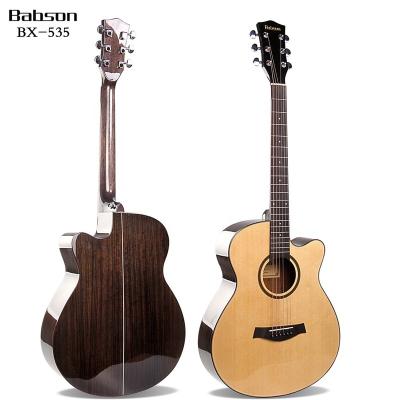 China Wholesale High Quality Impeccable Babson's BX-535-40 Acoustic Guitar Top Guitar 40 Inch Solid Wood 6 Strings for sale