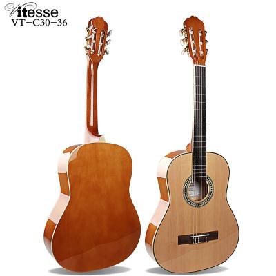 China On His Thirty One 36 Inch Beginner Chinese Travel Classical Guitar With Agathis Wood And Ox Bone Saddle for sale