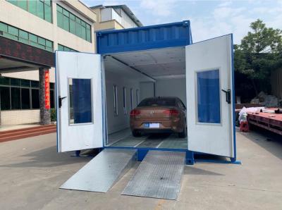 Cina Cabina di verniciatura portatile Cabina di verniciatura mobile in stile contenitore per la verniciatura dell'auto in vendita