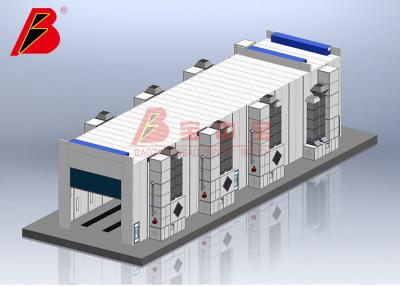 China Two Side Exhaust Bus Truck Vehicle BZB Spray Booth for sale