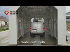 Water Test Booth Room Train Shower Test Line For Bus / Truck