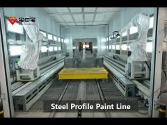 Steel Profile Metal Fabrication Paint Booth With Air Condistion System