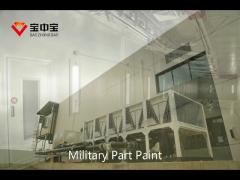 Industrial Millitary Part Painting Line With Automatic Hanging Chain