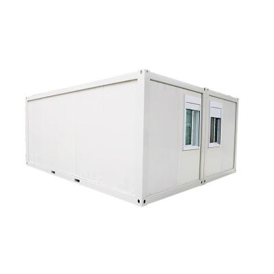 China New Industrial Folding Collapsible Prefab Cabin / Modern Flat Pack Small House Folding Movable Metal Full Made Tiny Container House for sale