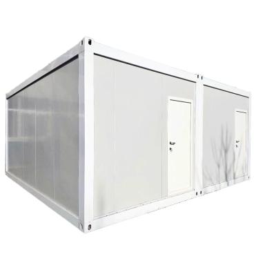 China Industrial 15 Minutes To Install Prefab Flat Packing Miniature Portable Mobile Ready Made Container Cabin Folding Office for sale