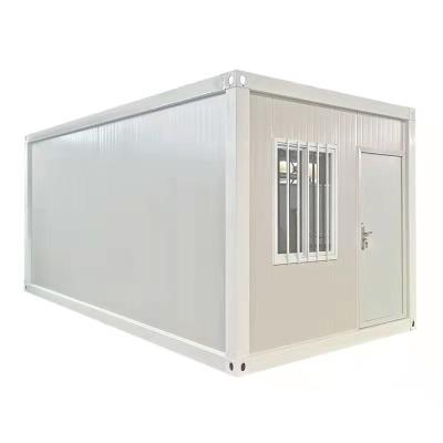 China Industrial Custom 15 Minutes To Install Prefab Flat Packing Miniature Portable Mobile Ready Made Container Cabin Folding Office for sale