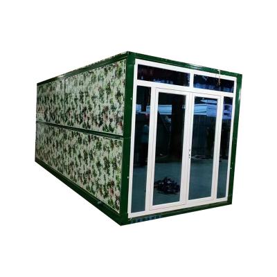 China China 20ft Contemporary Luxury Modular Folding Flatpack Mobile Van Garden Office Design House 20ft Prefab Shipping Container for sale