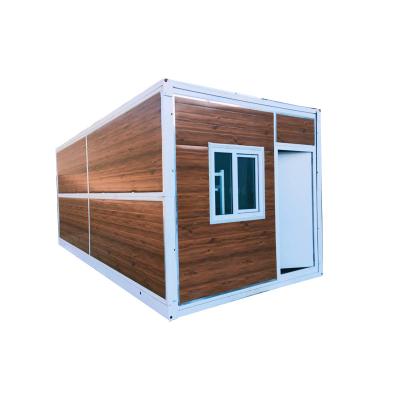 China Modern Minimalist Tiny 40ft Contemporary Easy Movable Assembly 20ft Sandwich Panel Folding Prefab Container House for sale