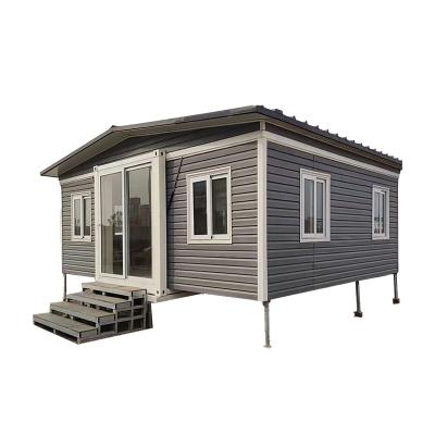 China Australia Standard 3 Bedrooms 20ft Contemporary Collapsible Folding Prefab House Container Expandable House For Sale for sale