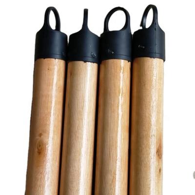 China Smoothy household cleaning tools varnished broom handle wooden broom handle painting china factory wholesale price for sale