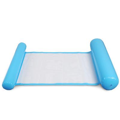 China PVC Mattress Water Play Equipment Pool Party Inflatable Toy Lounge Floating Swimming Bed For Swimming for sale