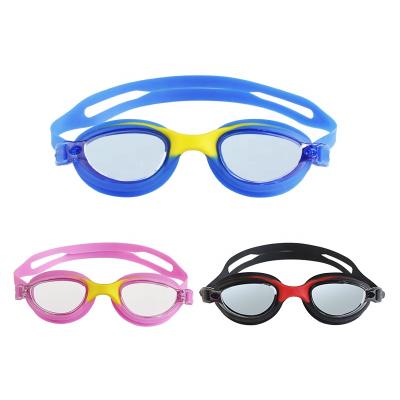 China Best Training Goggles Universal Custom Logo Silicone Waterproof Swimming Goggles For Adult for sale