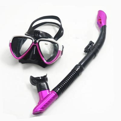 China 180 Full Wide Sight Face Mask Snorkel High Quality Diving Set for sale