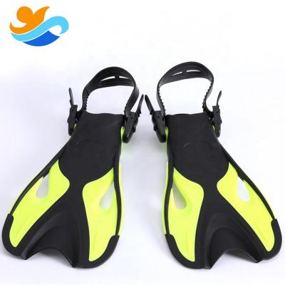 China New Durable Silicone Adjustable Training Diving Swimming Fins Snorkeling Fins for sale