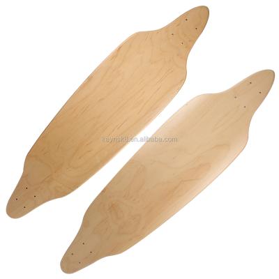 China KAYN Maple White Longboard Decks Longboard Skateboard With Canadian Maple for sale